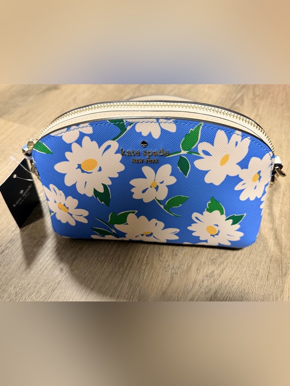 NWT Kate Spade ♠️ Floral Blue & White Crossbody 🩵